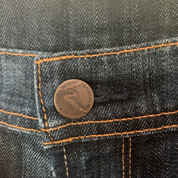 CITIZENS OF HUMANITY Ingrid #002 Stretch Denim Raw Hem Shorts Size 30 - Picture 15 of 16